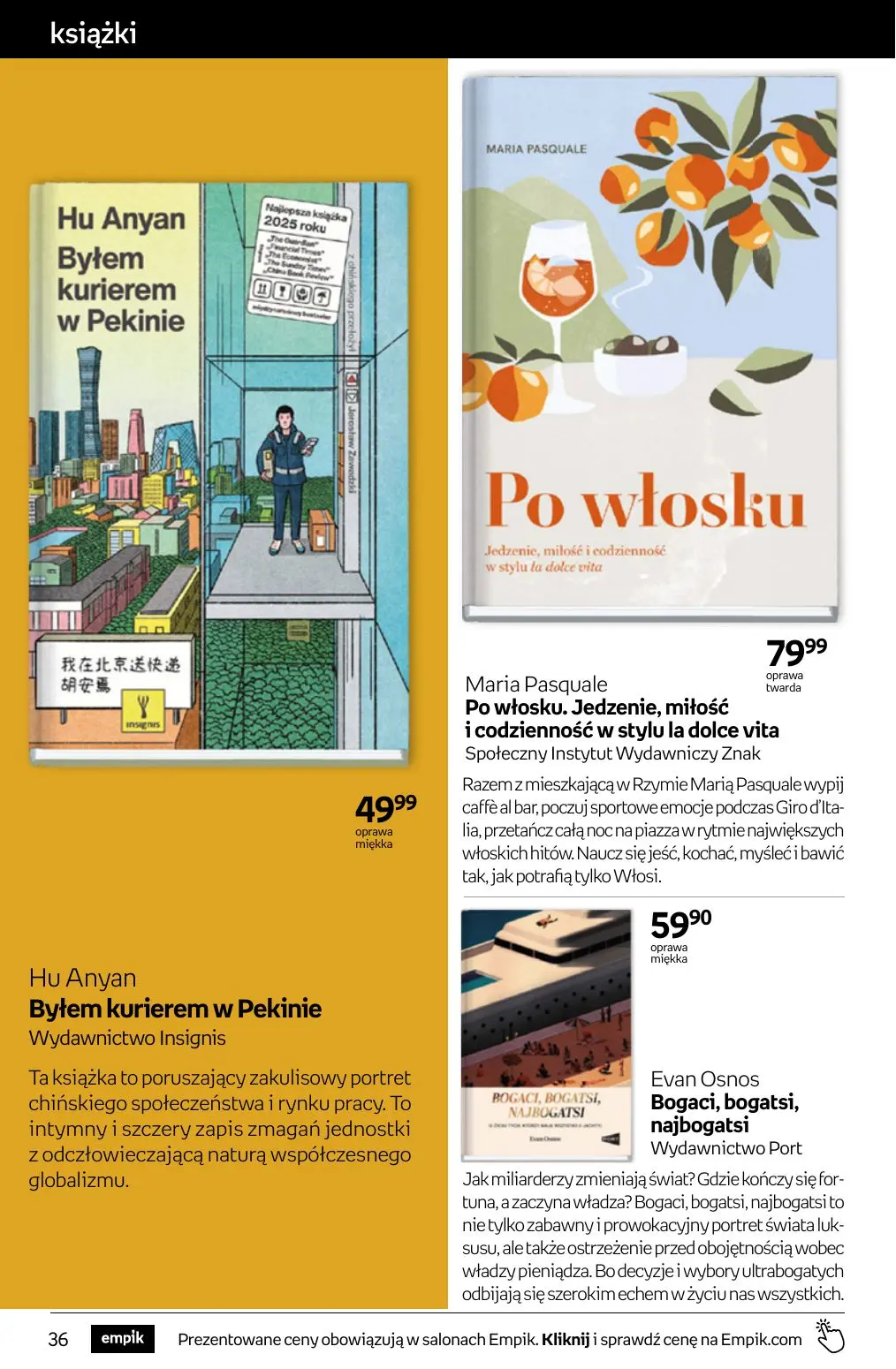 gazetka promocyjna Empik Tom kultury - Strona 36