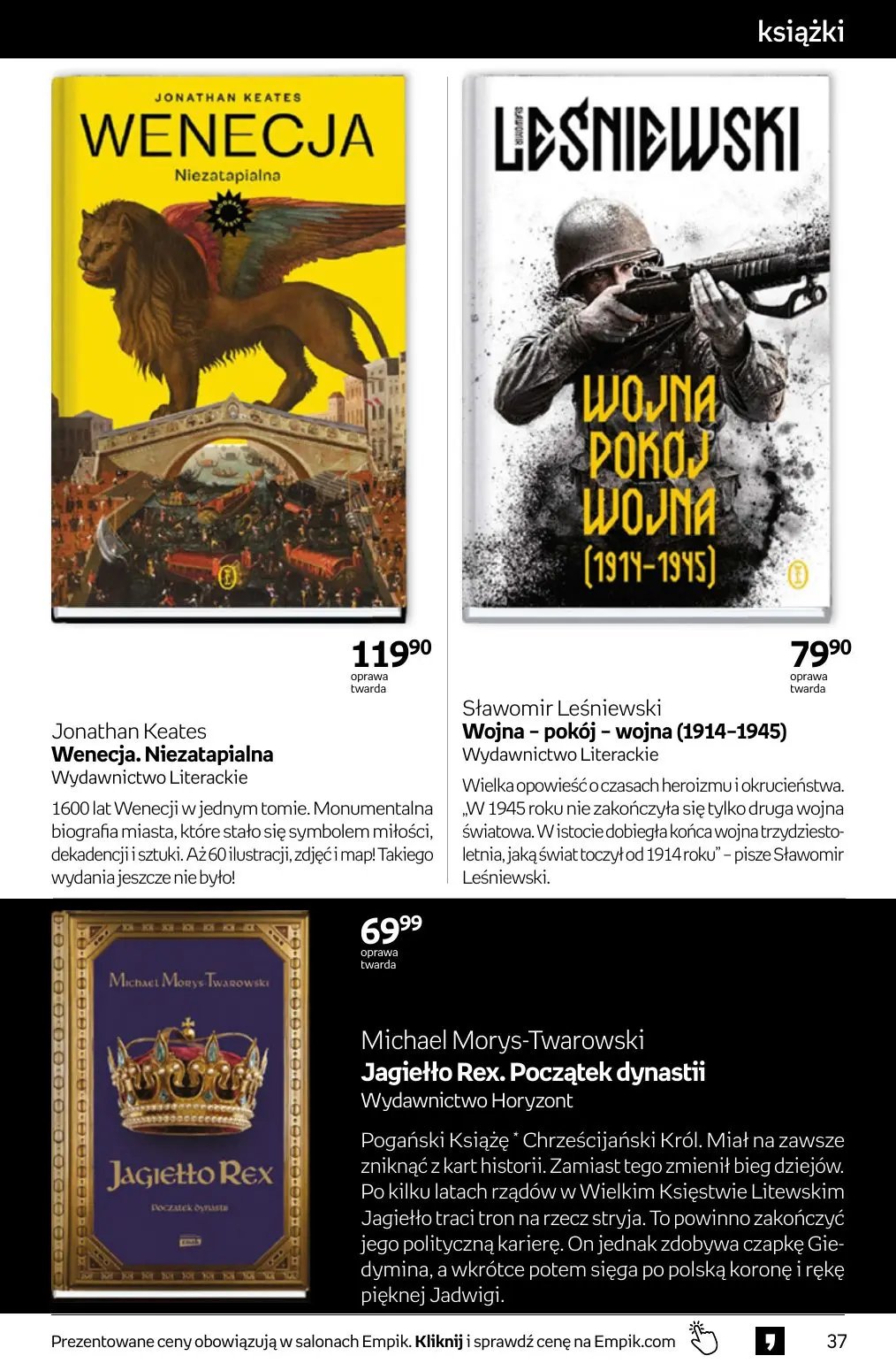 gazetka promocyjna Empik Tom kultury - Strona 37