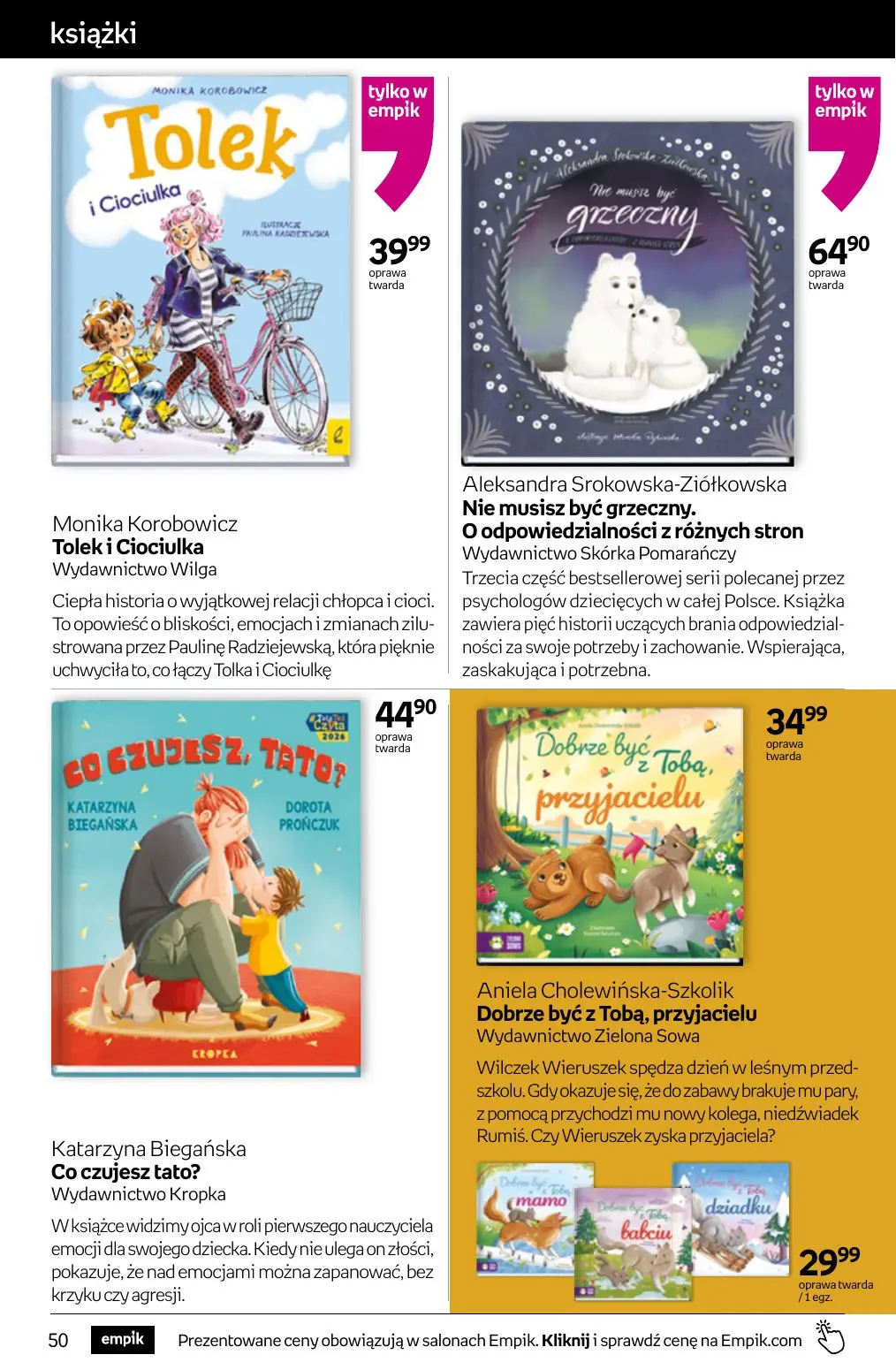 gazetka promocyjna Empik Tom kultury - Strona 50