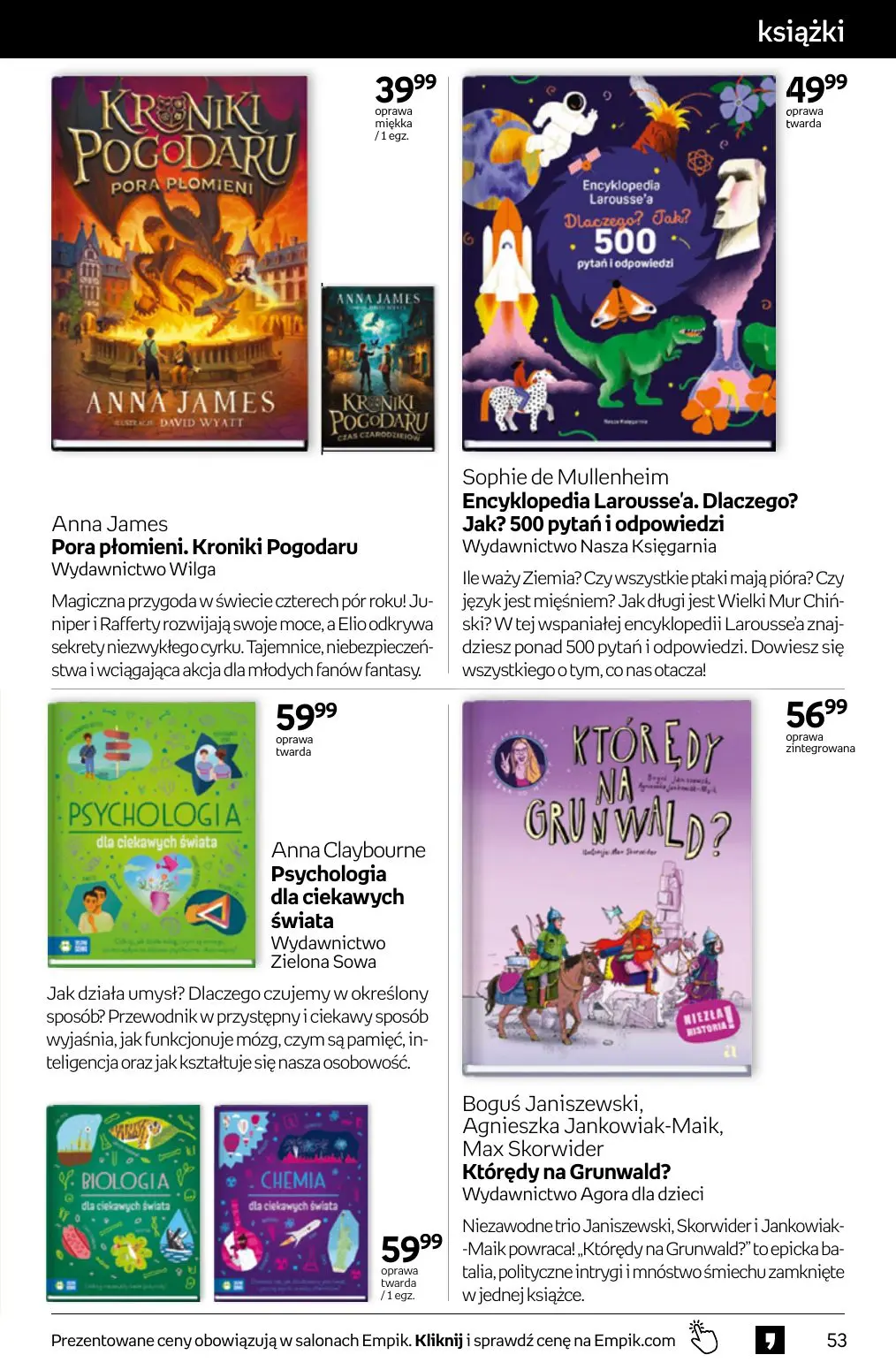 gazetka promocyjna Empik Tom kultury - Strona 53