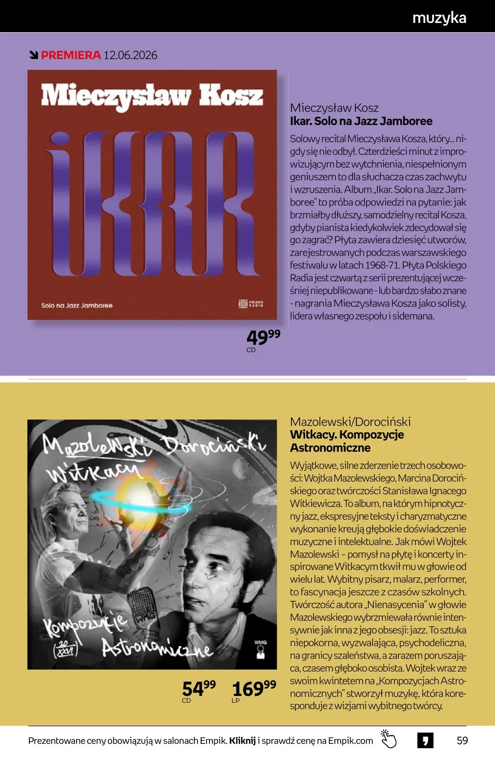 gazetka promocyjna Empik Tom kultury - Strona 59