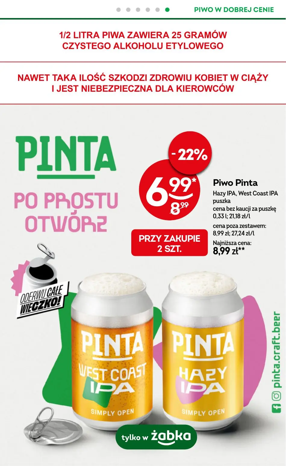 gazetka promocyjna Żabka Uwolnij swój czas! - Strona 47