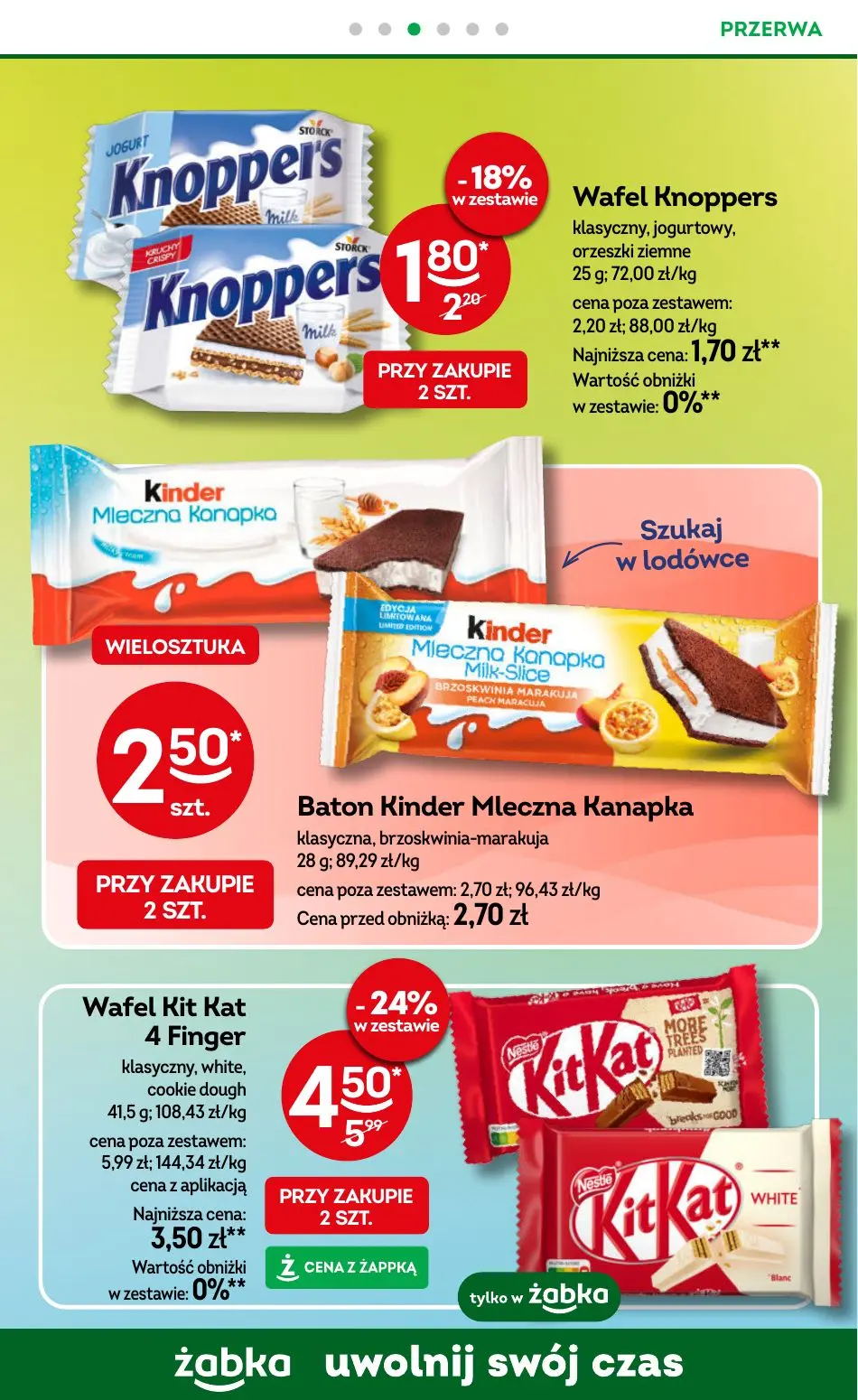 gazetka promocyjna Żabka Uwolnij swój czas! - Strona 86
