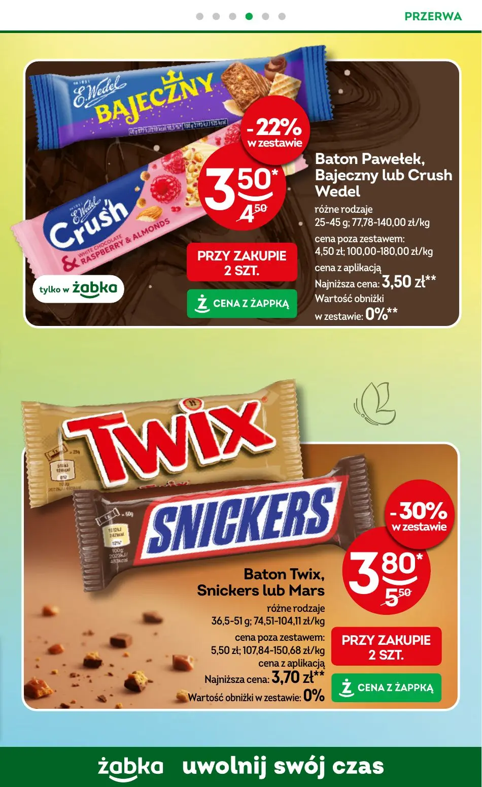 gazetka promocyjna Żabka Uwolnij swój czas! - Strona 87