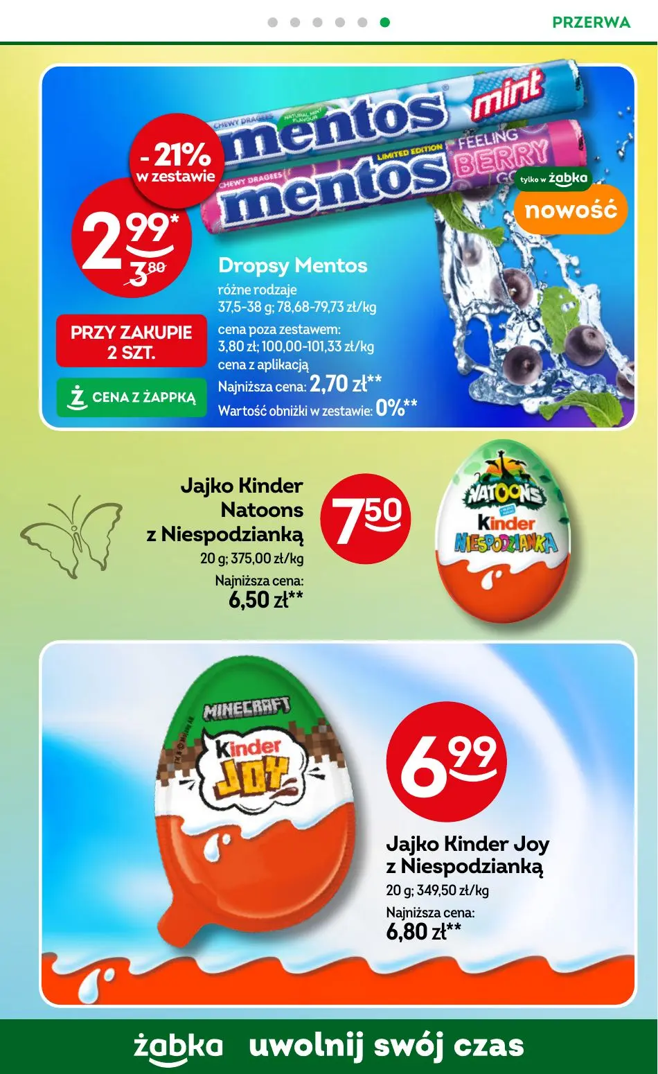 gazetka promocyjna Żabka Uwolnij swój czas! - Strona 89