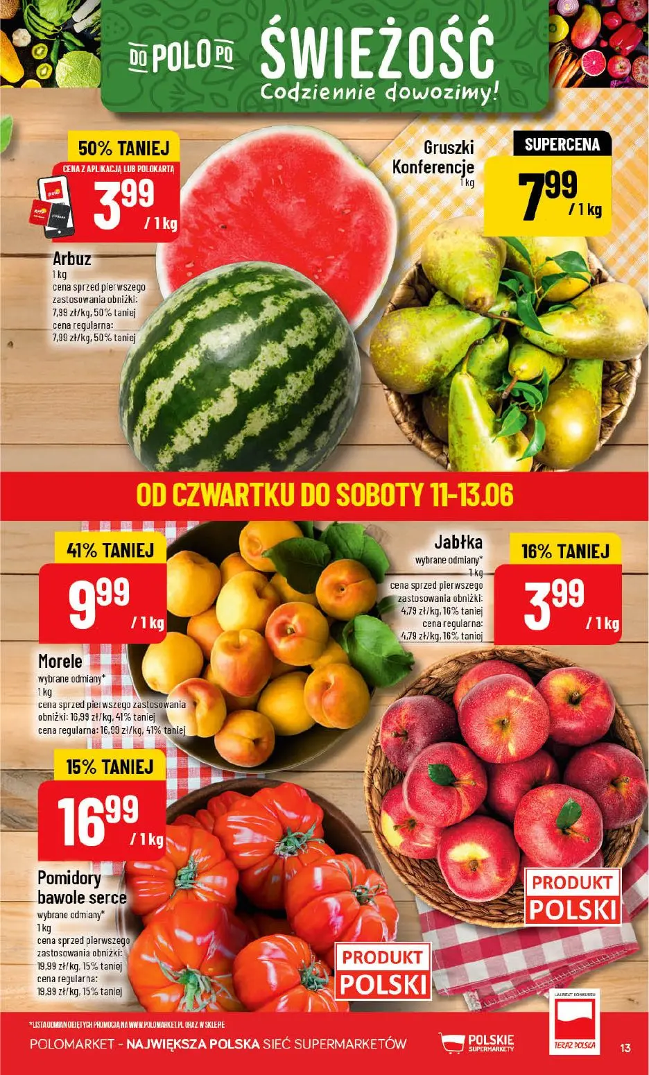 gazetka promocyjna POLOmarket Kujawsko-pomorskie, Zachodniopomorskie, Pomorskie - Strona 13