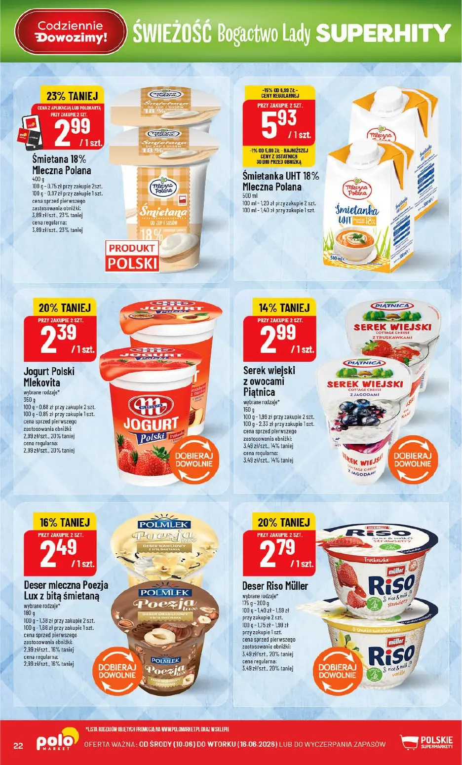 gazetka promocyjna POLOmarket Kujawsko-pomorskie, Zachodniopomorskie, Pomorskie - Strona 24
