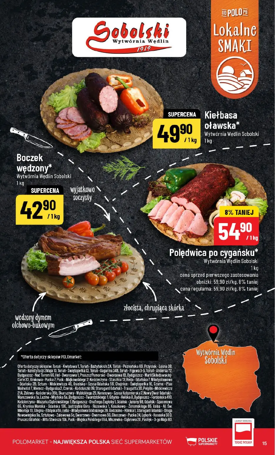 gazetka promocyjna POLOmarket Kujawsko-pomorskie, Pomorskie - Strona 15