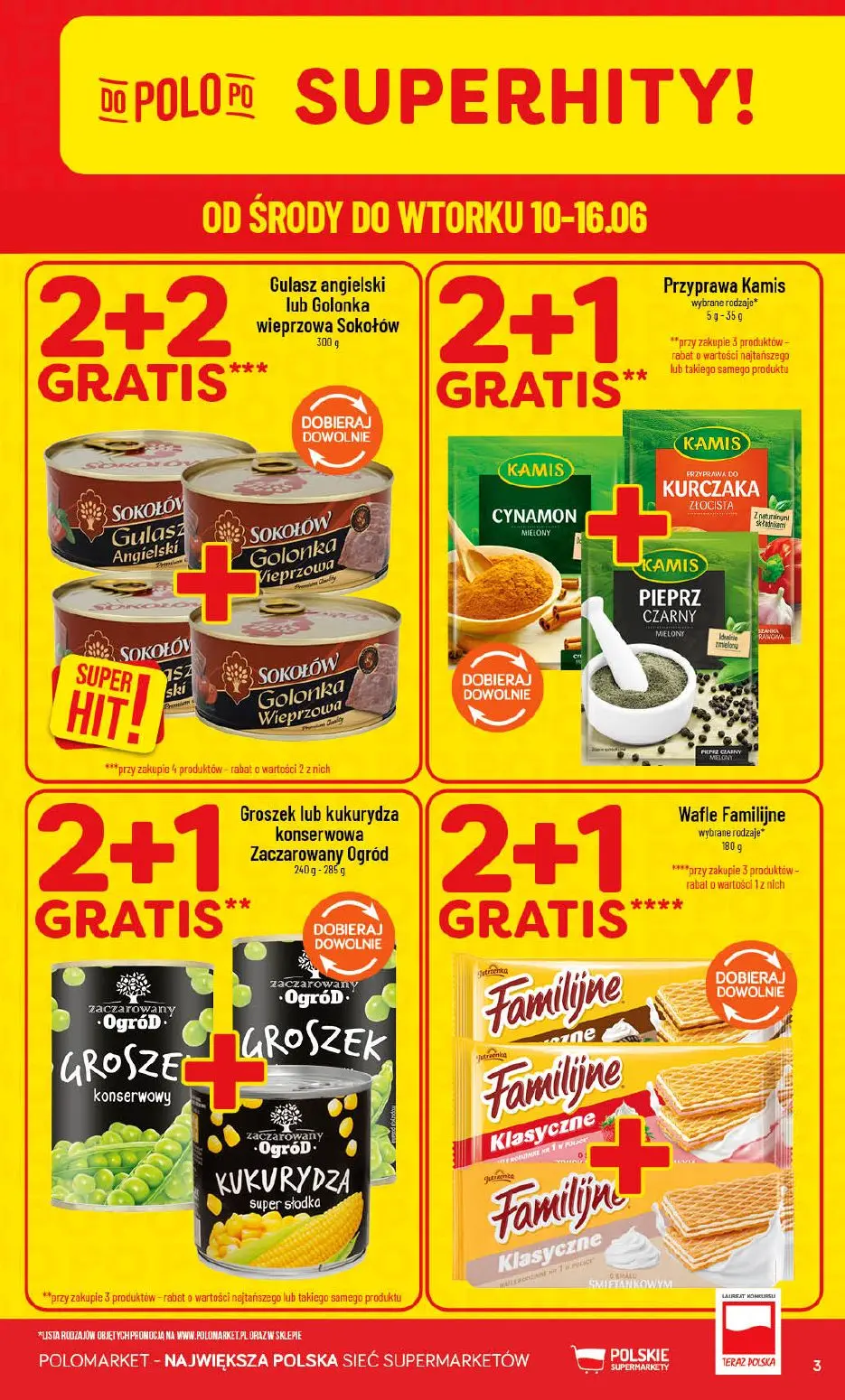 gazetka promocyjna POLOmarket Zakupy w Polomarkecie to strzał w dziesiątkę! - Strona 3