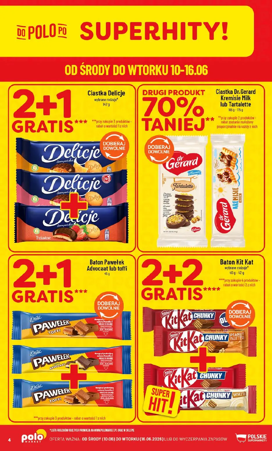 gazetka promocyjna POLOmarket Zakupy w Polomarkecie to strzał w dziesiątkę! - Strona 4