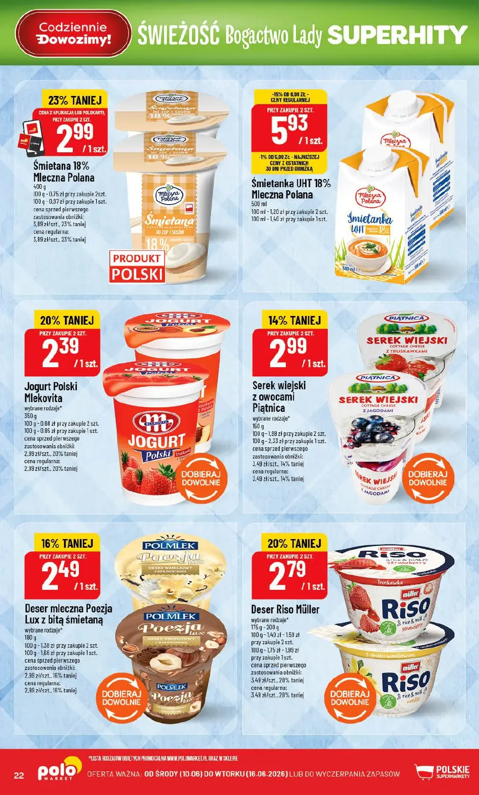 gazetka promocyjna POLOmarket Zakupy w Polomarkecie to strzał w dziesiątkę! - Strona 22