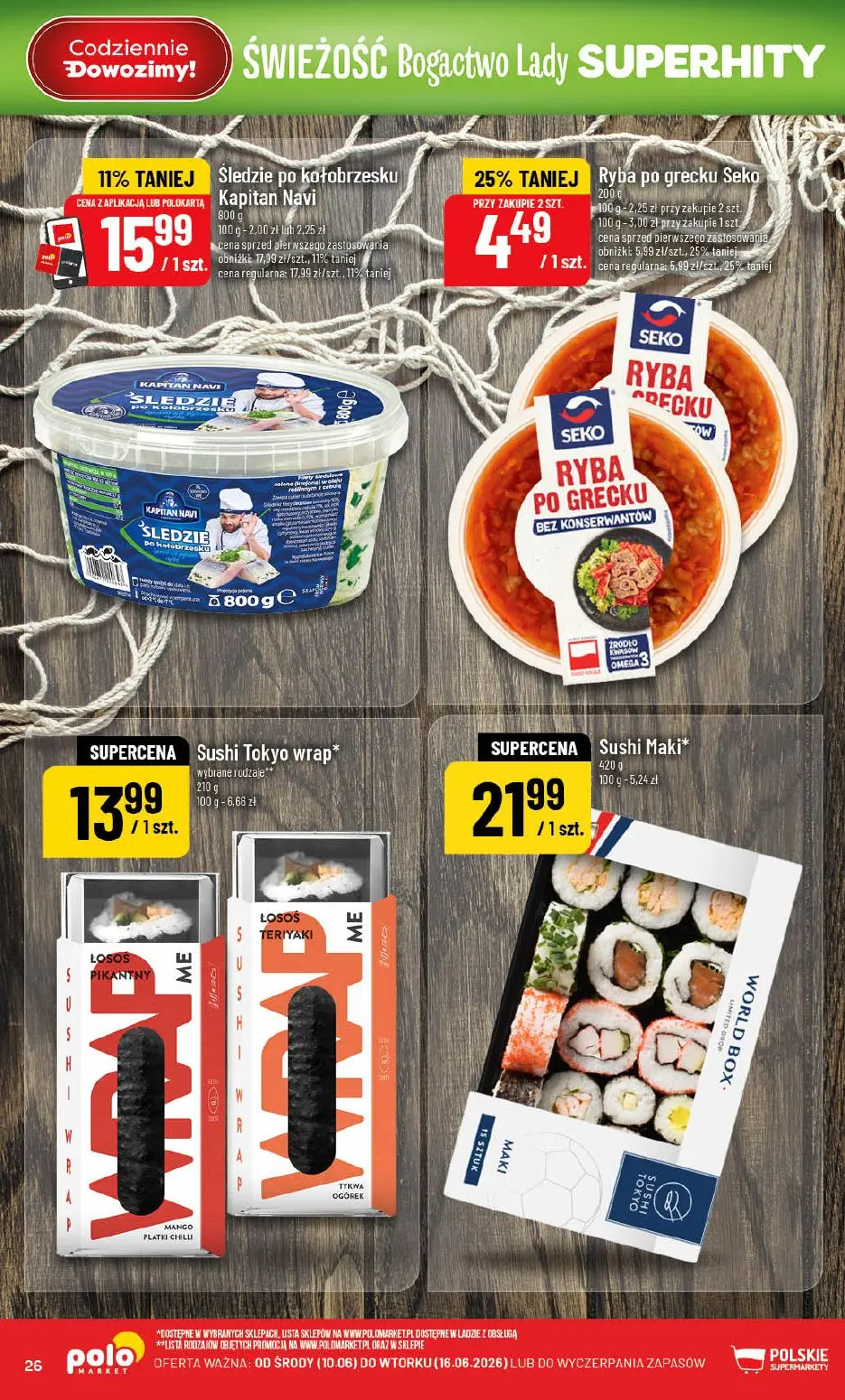 gazetka promocyjna POLOmarket Zakupy w Polomarkecie to strzał w dziesiątkę! - Strona 26