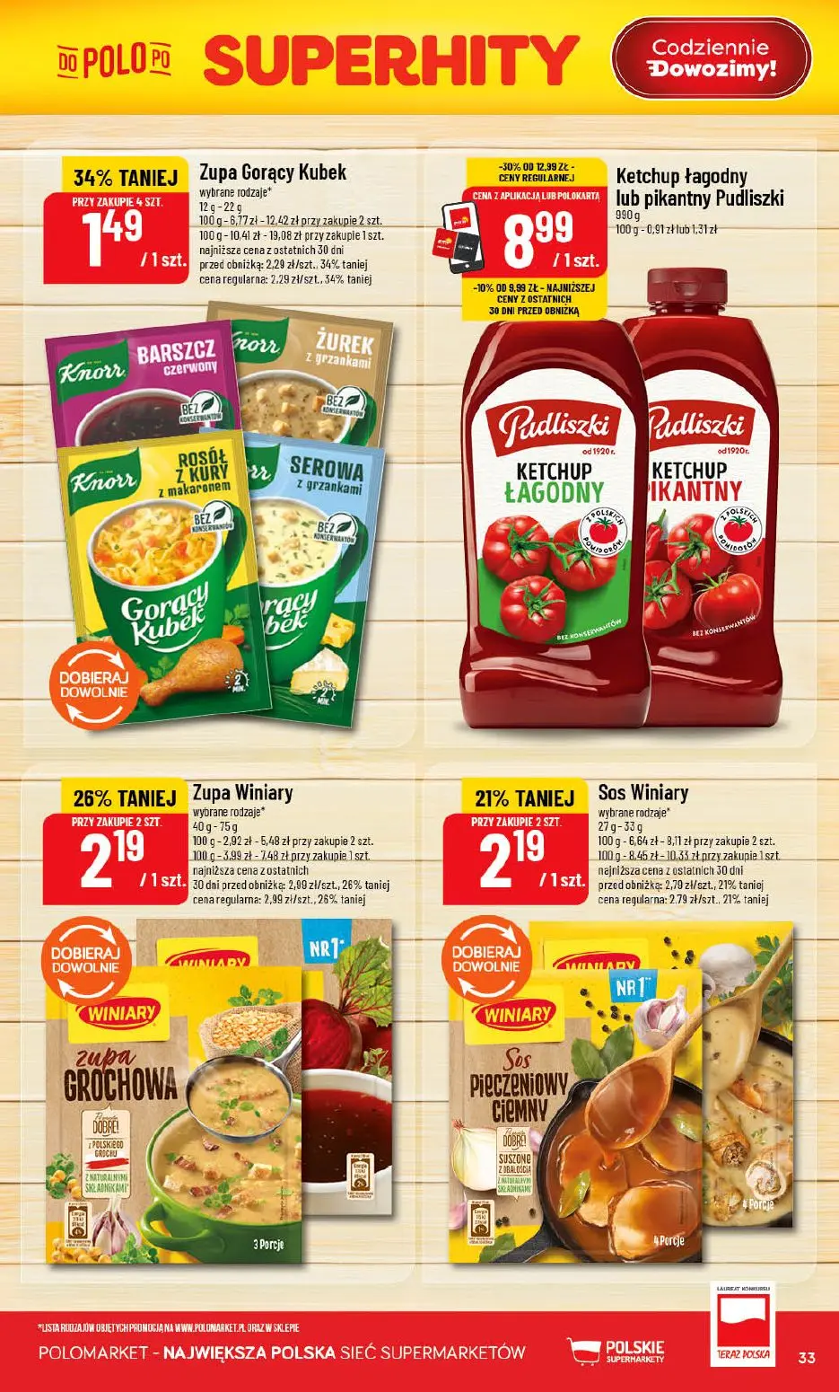 gazetka promocyjna POLOmarket Zakupy w Polomarkecie to strzał w dziesiątkę! - Strona 33
