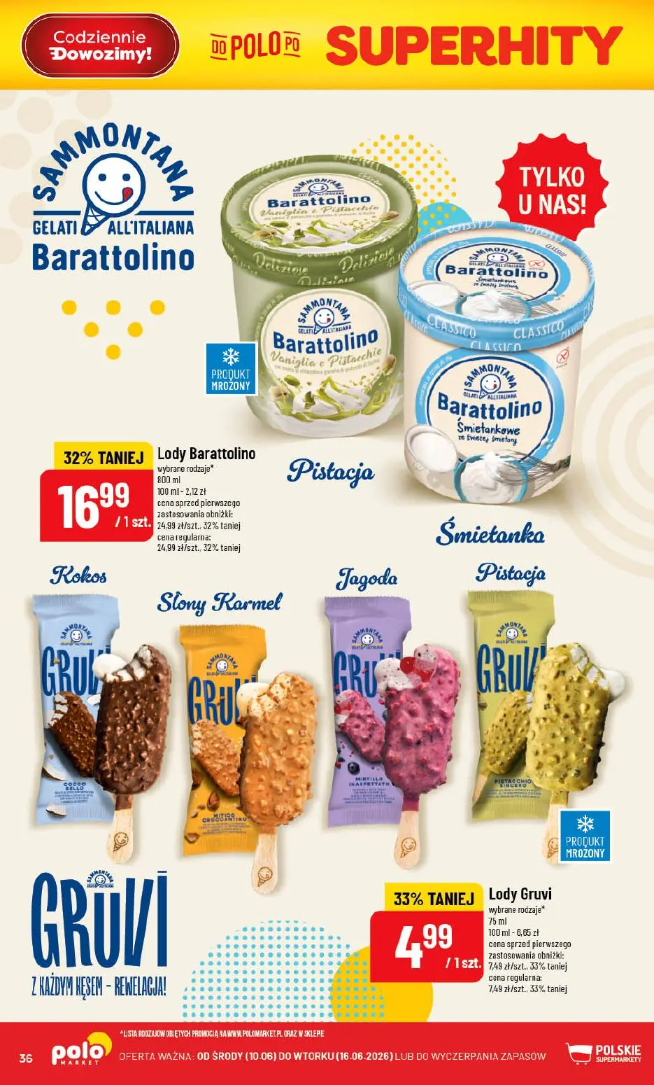 gazetka promocyjna POLOmarket Zakupy w Polomarkecie to strzał w dziesiątkę! - Strona 36