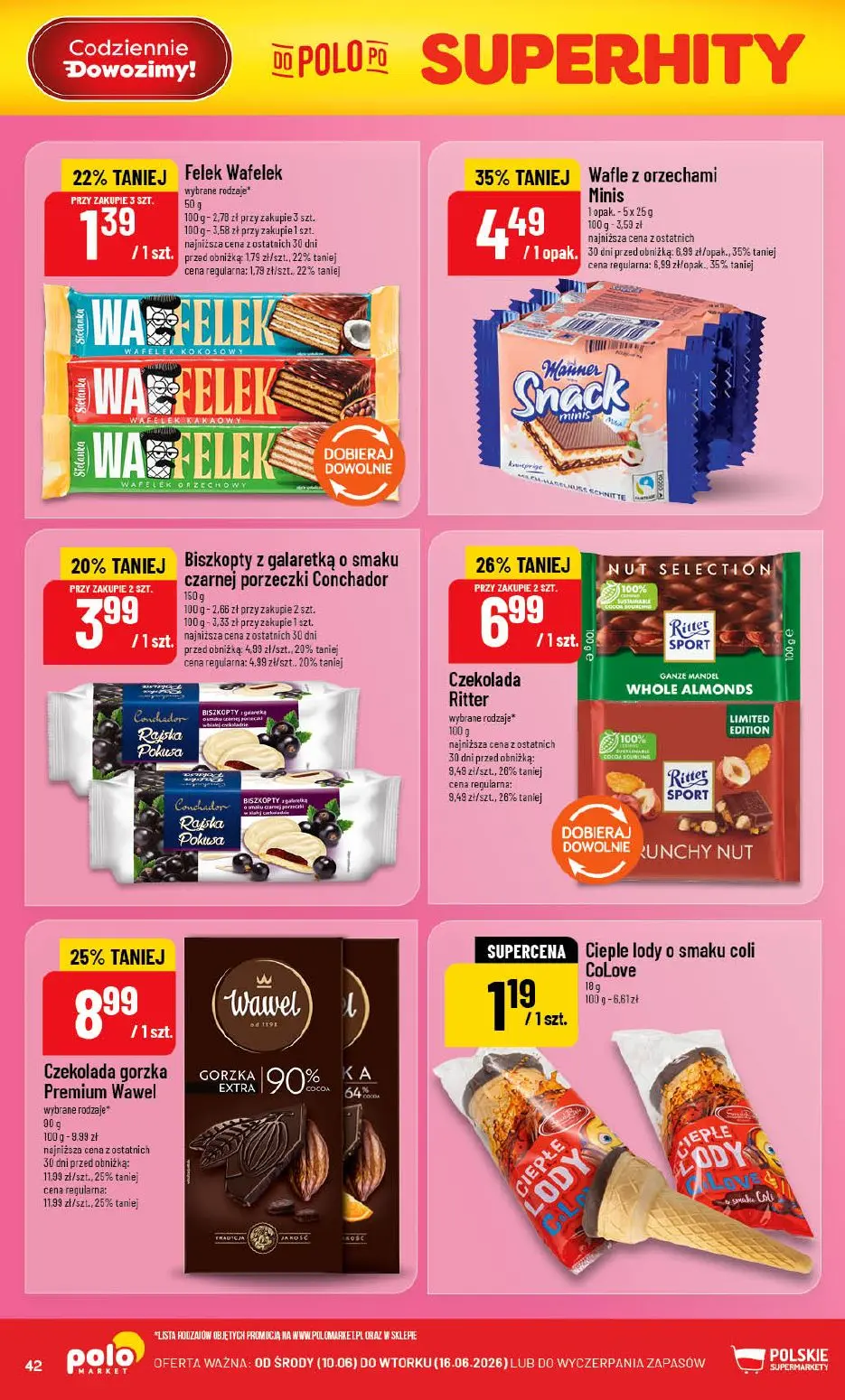 gazetka promocyjna POLOmarket Zakupy w Polomarkecie to strzał w dziesiątkę! - Strona 42