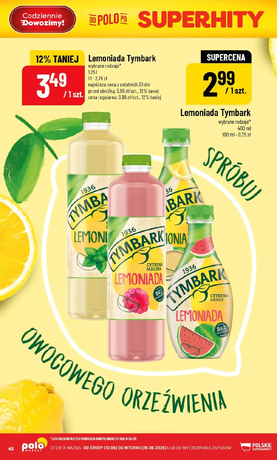 gazetka promocyjna POLOmarket Zakupy w Polomarkecie to strzał w dziesiątkę! - Strona 48