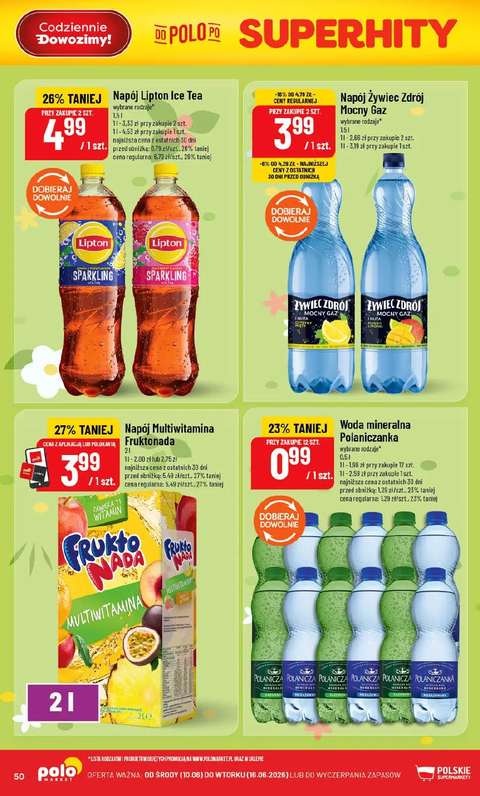 gazetka promocyjna POLOmarket Zakupy w Polomarkecie to strzał w dziesiątkę! - Strona 50