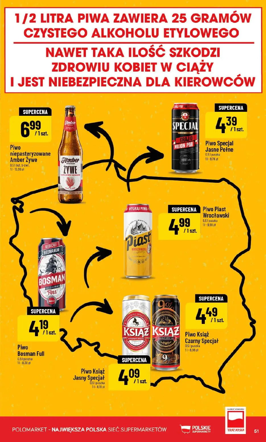 gazetka promocyjna POLOmarket Zakupy w Polomarkecie to strzał w dziesiątkę! - Strona 51