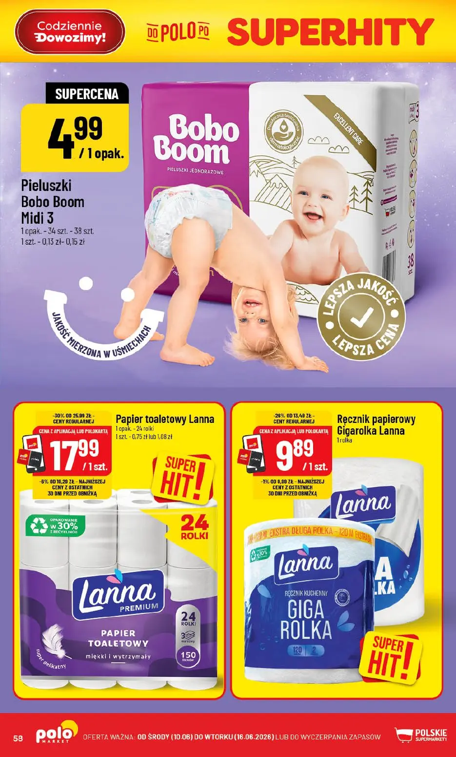 gazetka promocyjna POLOmarket Zakupy w Polomarkecie to strzał w dziesiątkę! - Strona 58