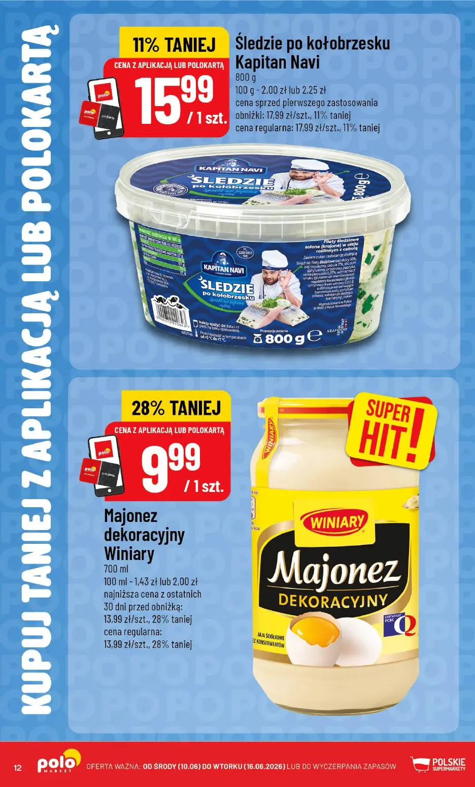 gazetka promocyjna POLOmarket Taniej z POLOappką! - Strona 12