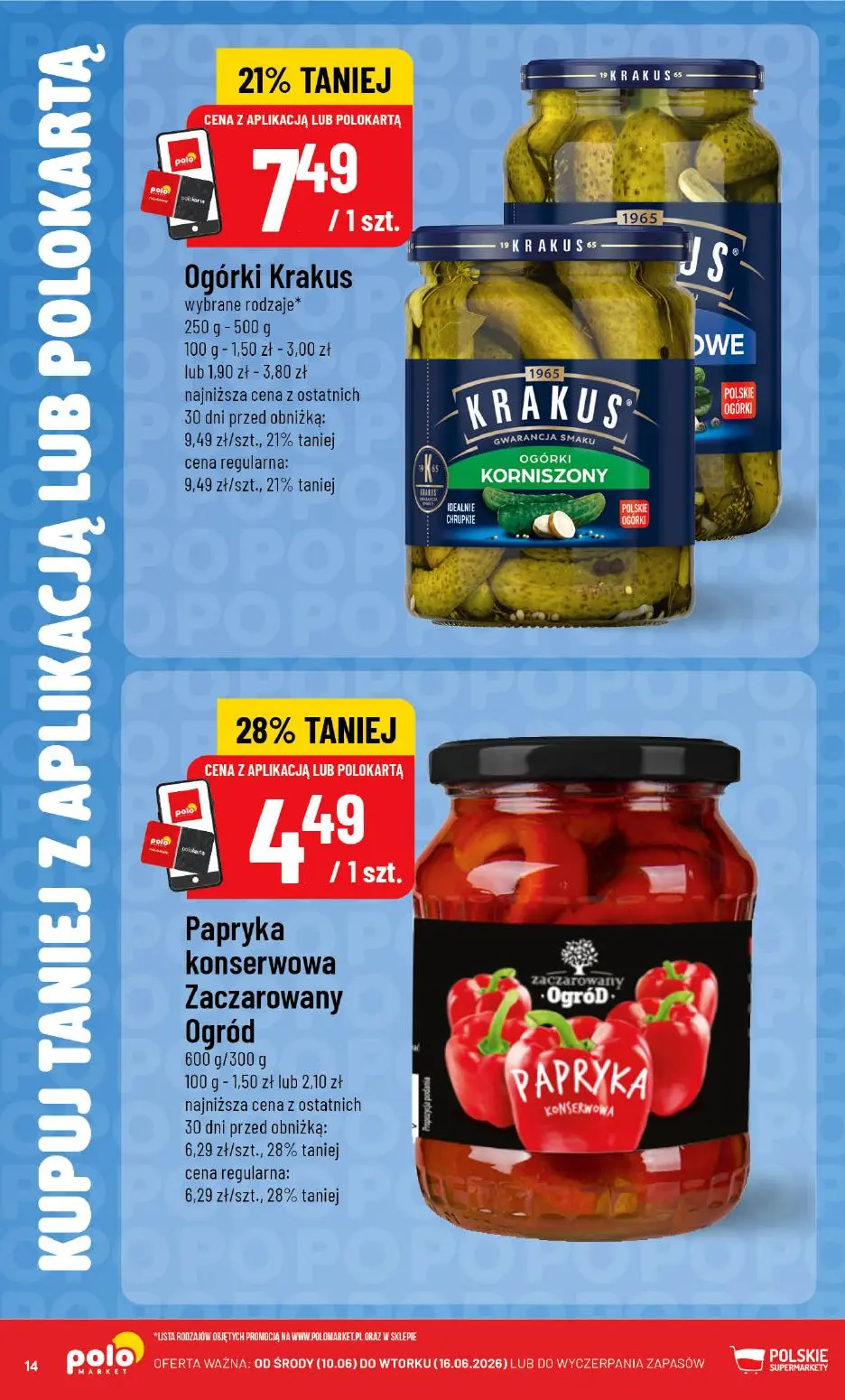 gazetka promocyjna POLOmarket Taniej z POLOappką! - Strona 14