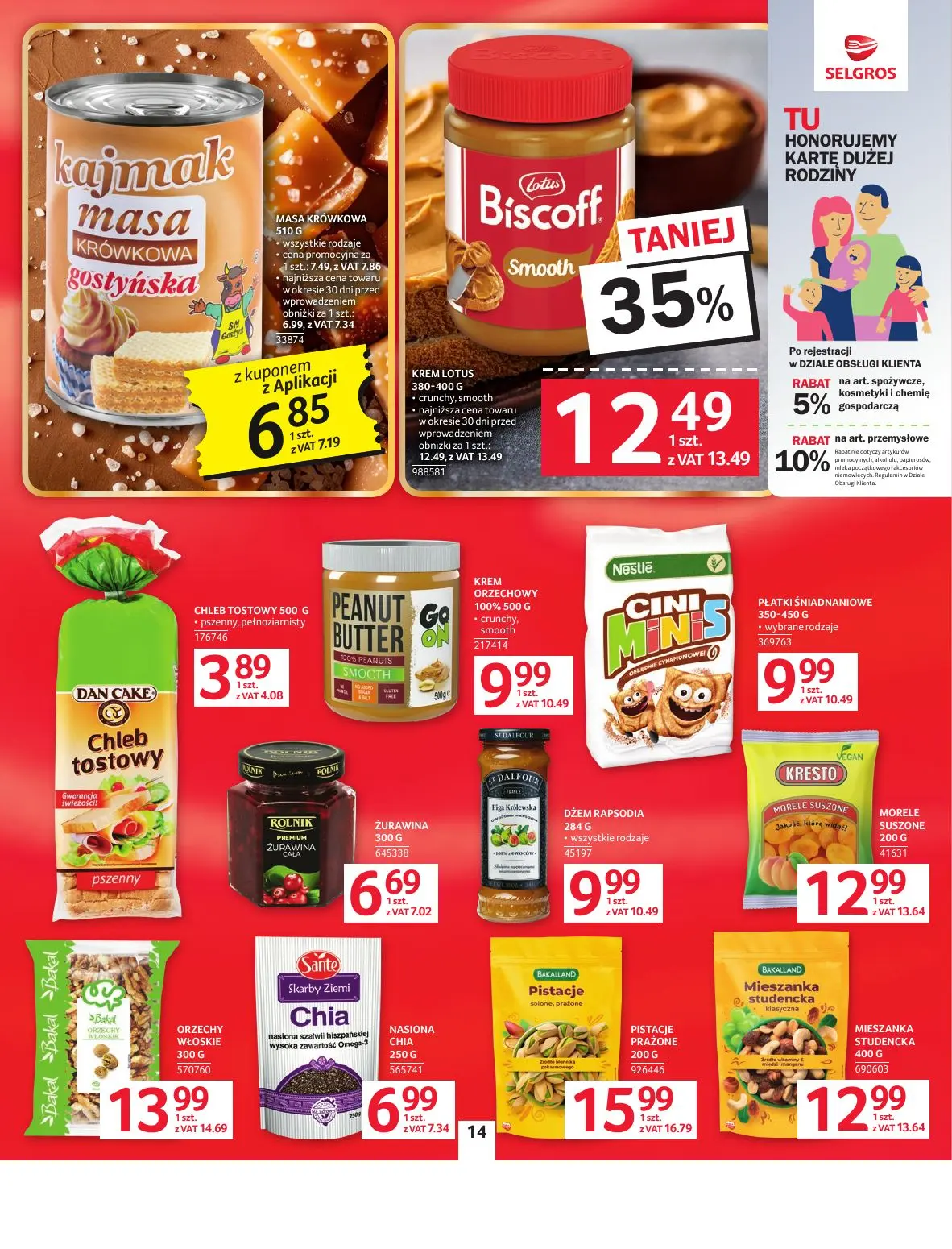 gazetka promocyjna SELGROS Oferta Spożywcza - Strona 14