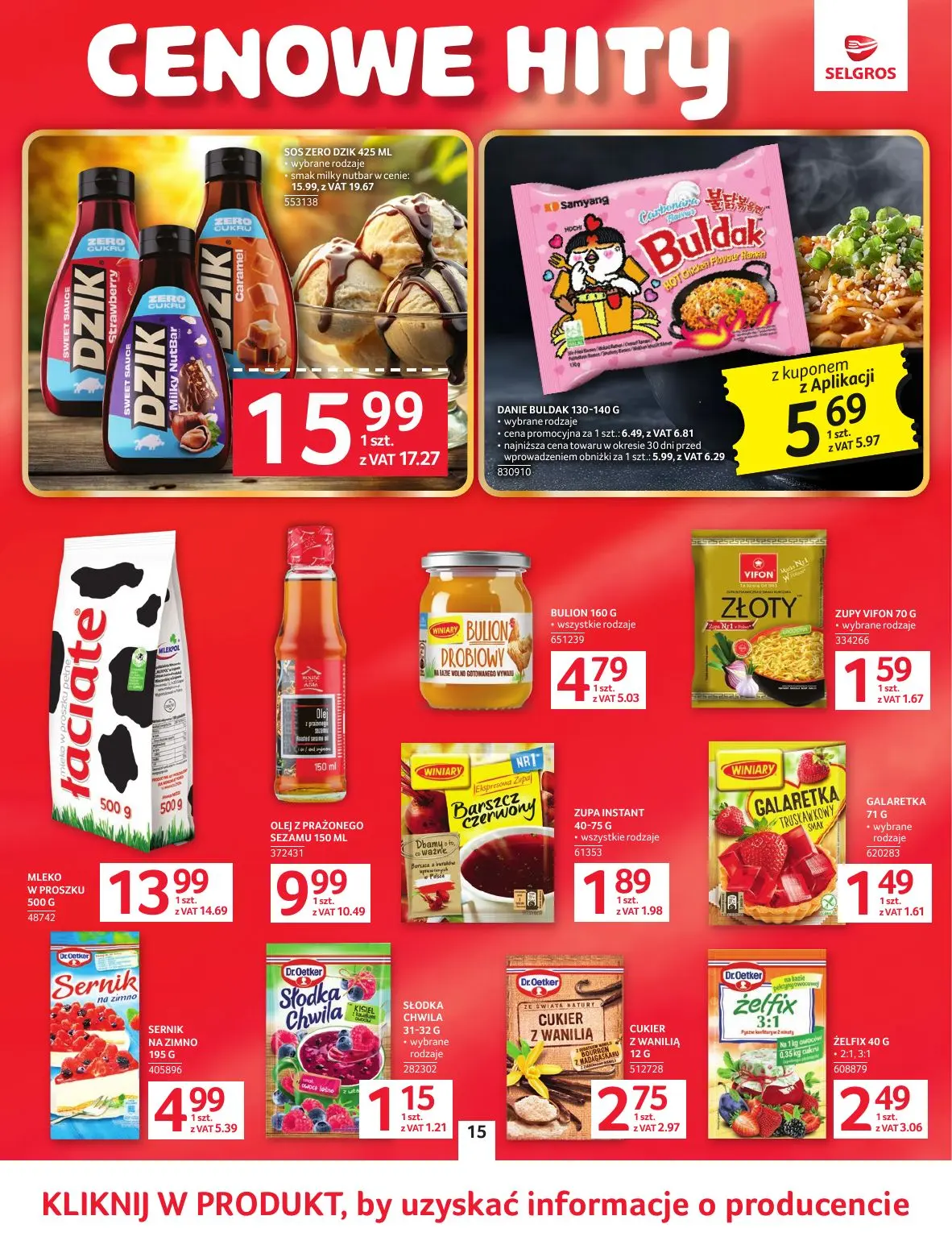 gazetka promocyjna SELGROS Oferta Spożywcza - Strona 15