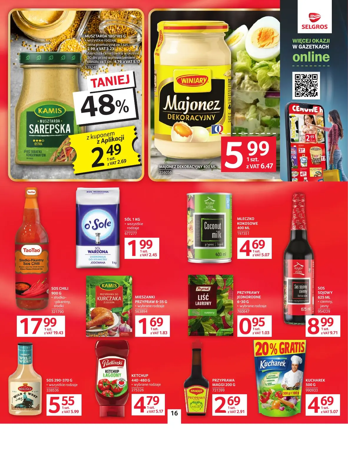 gazetka promocyjna SELGROS Oferta Spożywcza - Strona 16