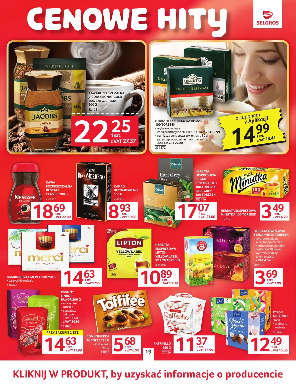 gazetka promocyjna SELGROS Oferta Spożywcza - Strona 19