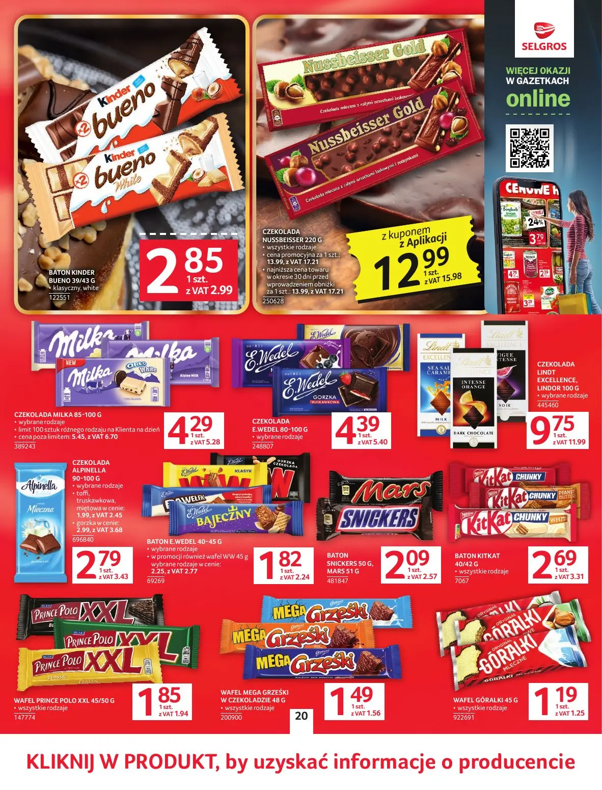 gazetka promocyjna SELGROS Oferta Spożywcza - Strona 20
