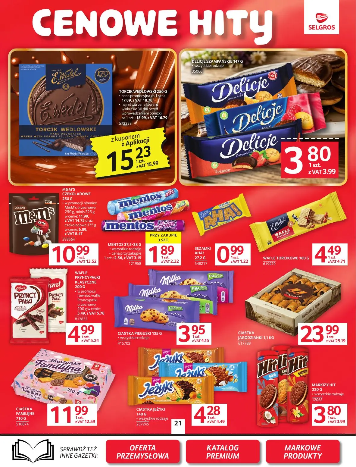gazetka promocyjna SELGROS Oferta Spożywcza - Strona 21