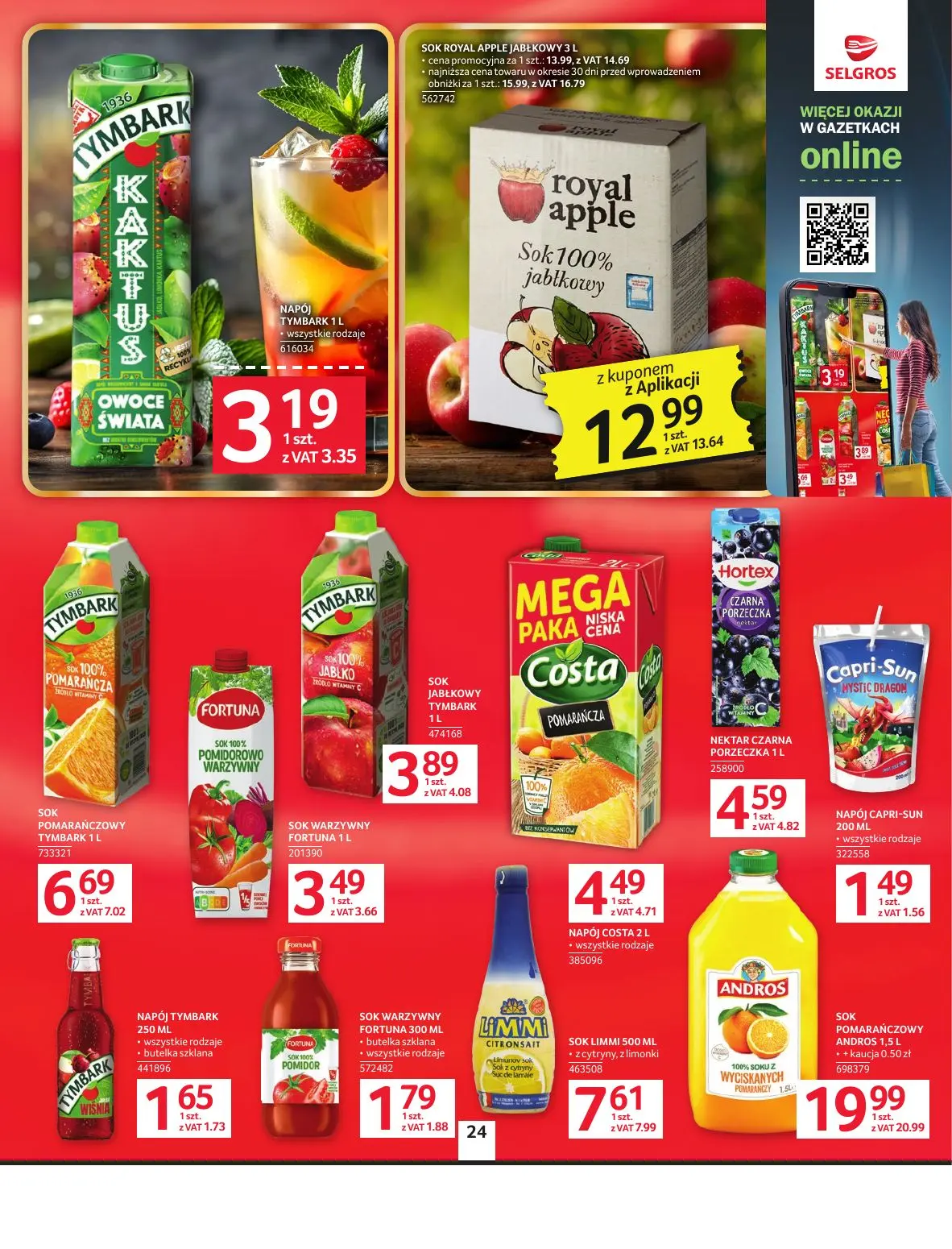gazetka promocyjna SELGROS Oferta Spożywcza - Strona 24