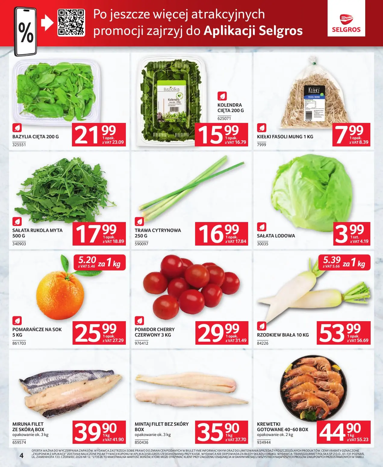 gazetka promocyjna SELGROS Oferta dla gastronomii - Strona 4