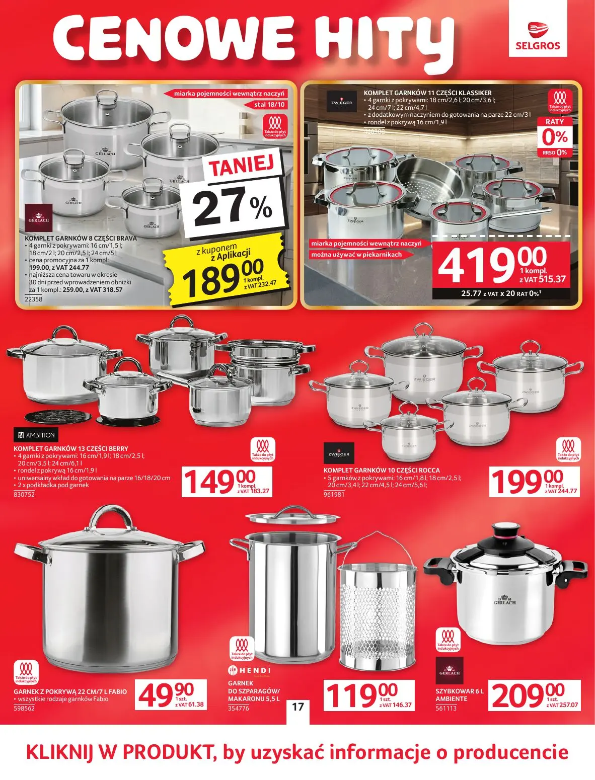 gazetka promocyjna SELGROS Oferta Przemysłowa - Strona 20