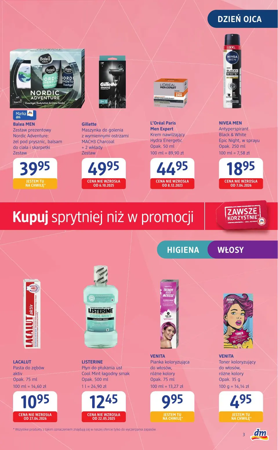 gazetka promocyjna Drogeria dm Kupuj sprytniej niż w promocji - Strona 3