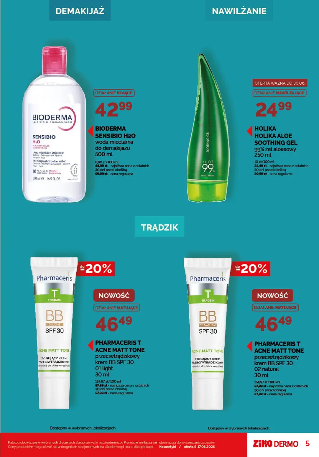 gazetka promocyjna Ziko Twoje miejsce na codzienną pielęgnację skóry - Strona 5