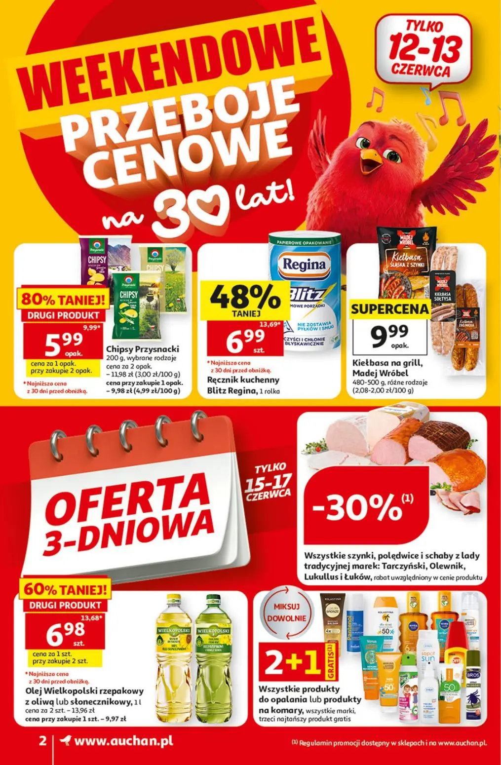 gazetka promocyjna Auchan Supermarket Oszczędni zawsze wypatrzą okazje - Strona 2