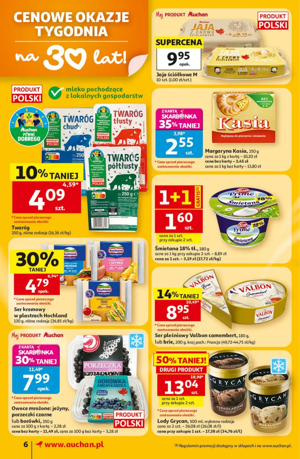 gazetka promocyjna Auchan Supermarket Oszczędni zawsze wypatrzą okazje - Strona 6