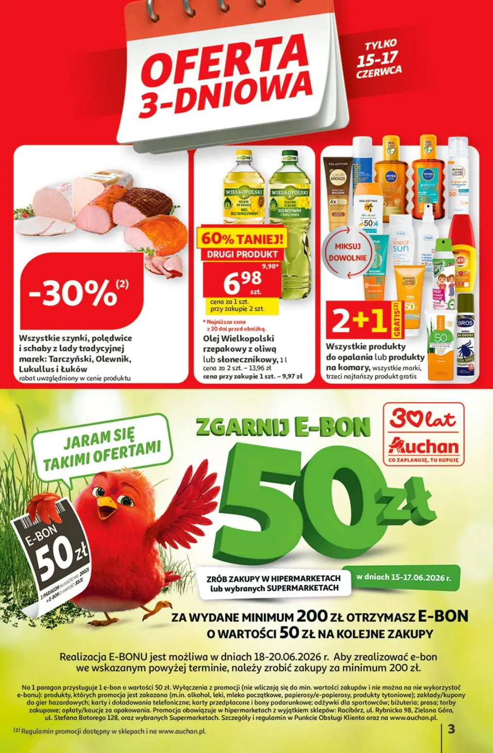 gazetka promocyjna Auchan Oszczędni zawsze wypatrzą okazje - Strona 3