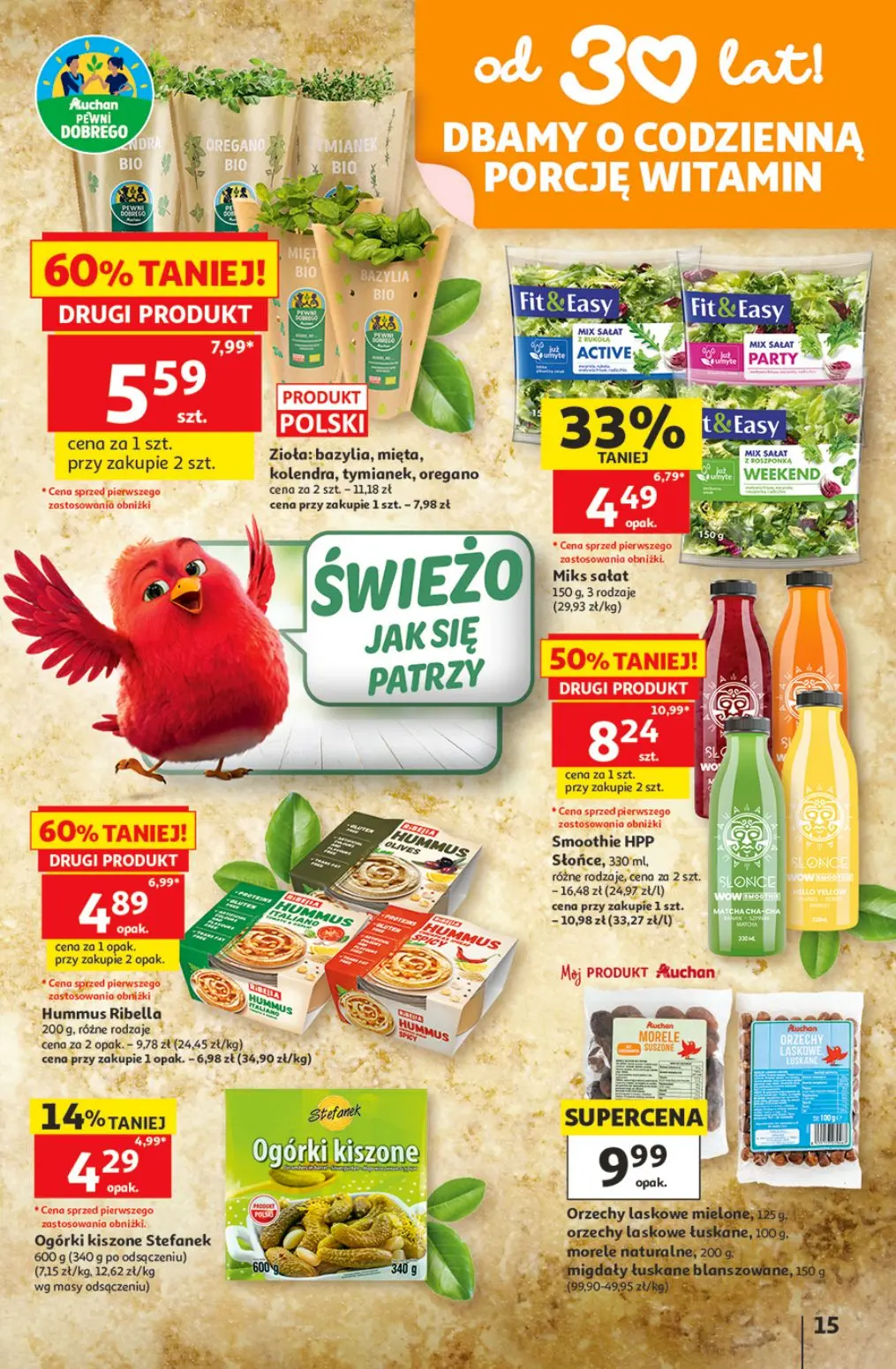 gazetka promocyjna Auchan Oszczędni zawsze wypatrzą okazje - Strona 15