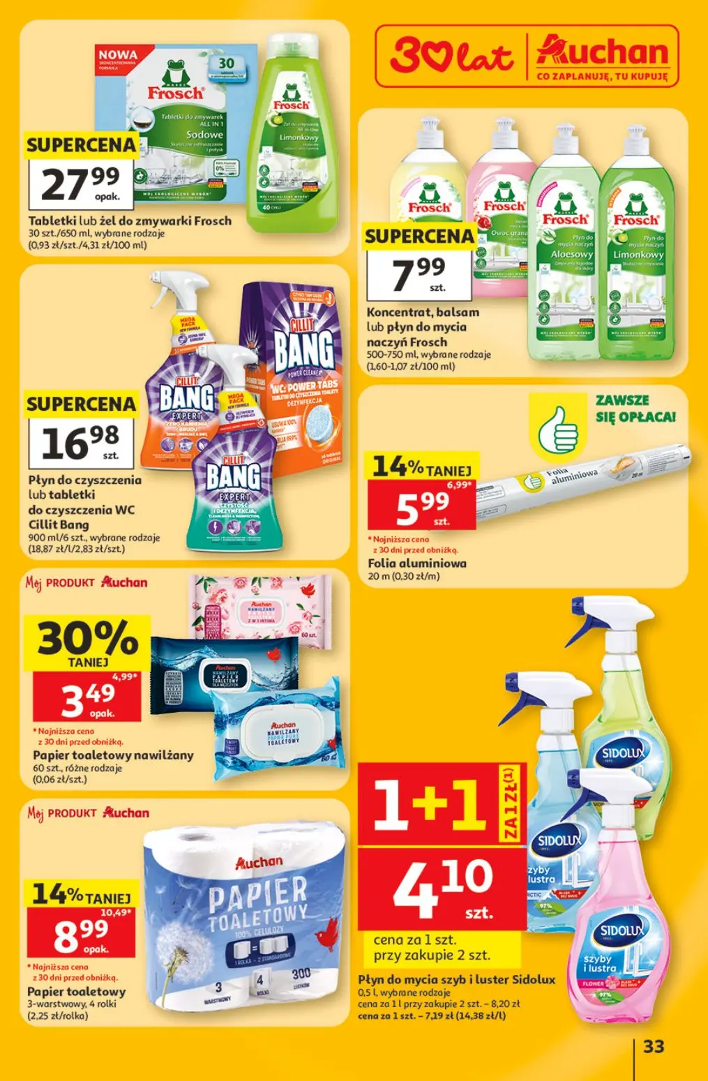 gazetka promocyjna Auchan Oszczędni zawsze wypatrzą okazje - Strona 33