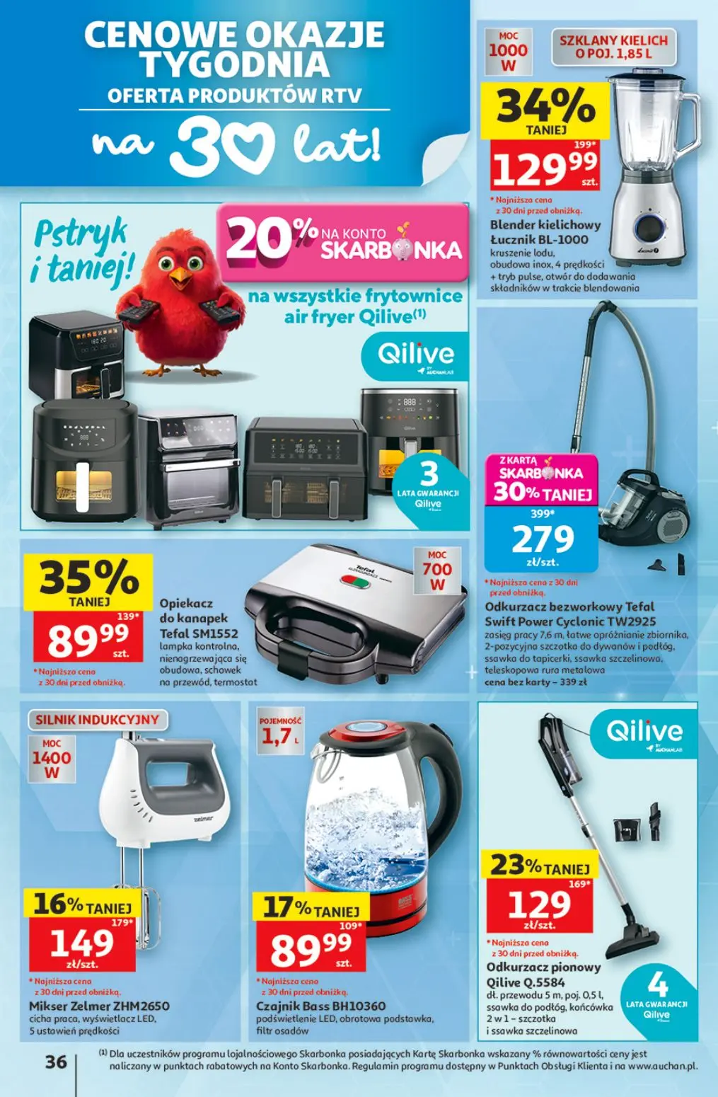 gazetka promocyjna Auchan Oszczędni zawsze wypatrzą okazje - Strona 36
