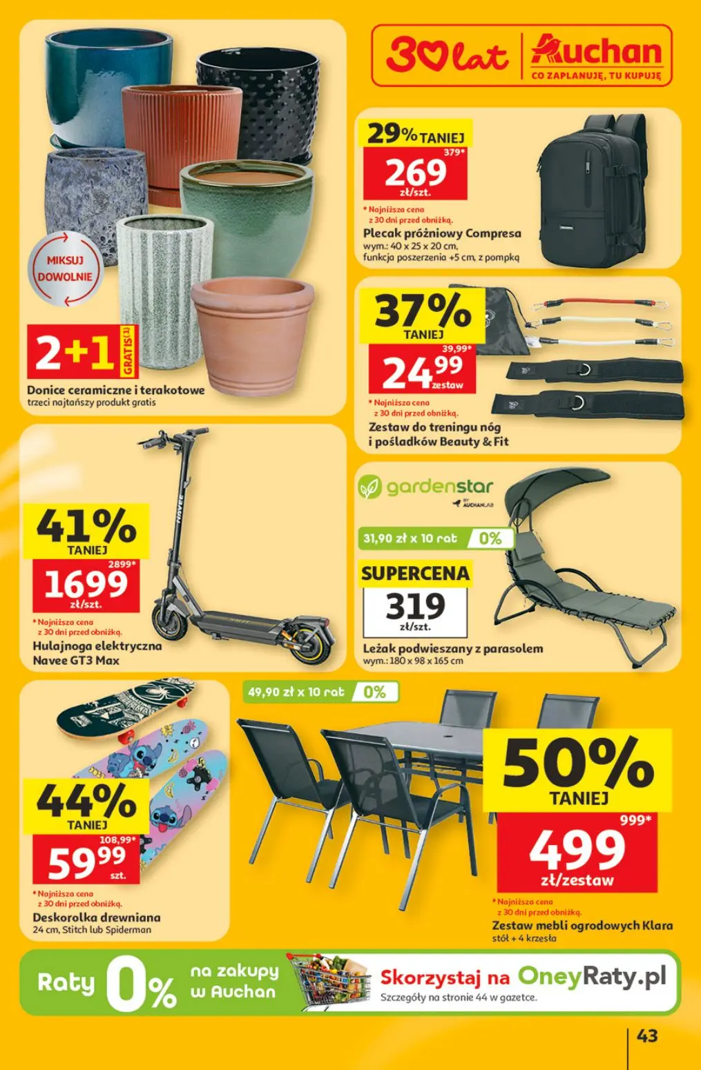 gazetka promocyjna Auchan Oszczędni zawsze wypatrzą okazje - Strona 43