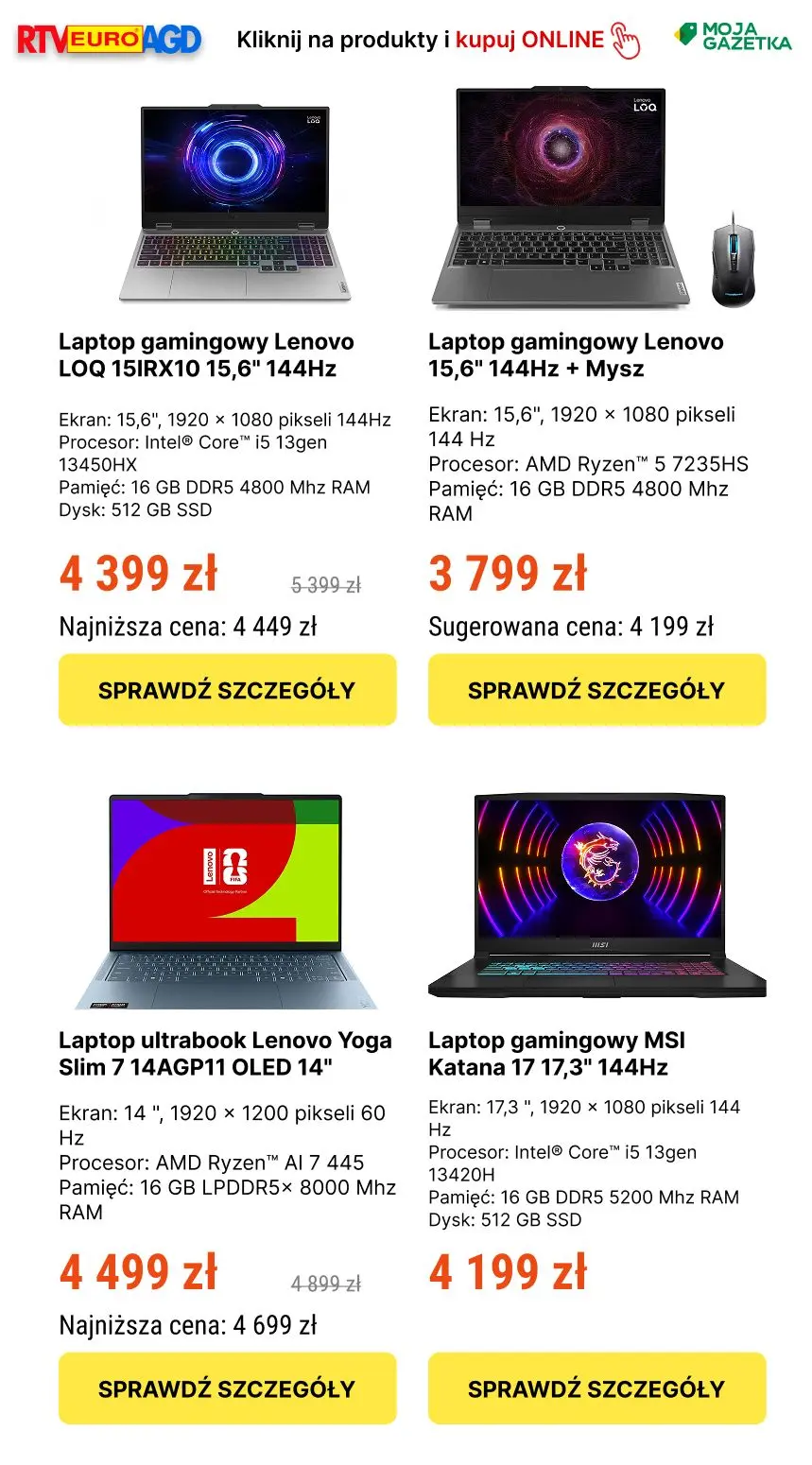 gazetka promocyjna RTV EURO AGD Drugi produkt 33% taniej - Strona 4