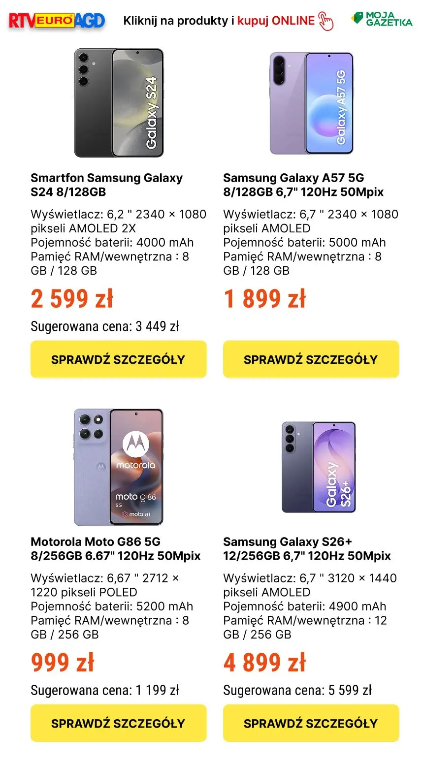gazetka promocyjna RTV EURO AGD Drugi produkt 33% taniej - Strona 6