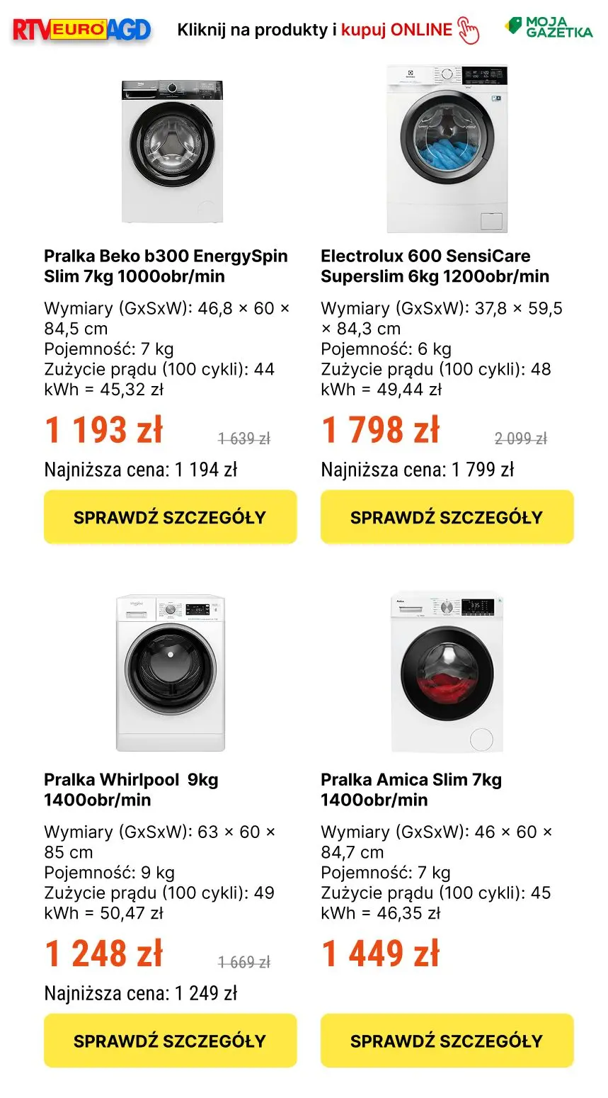 gazetka promocyjna RTV EURO AGD Drugi produkt 33% taniej - Strona 7