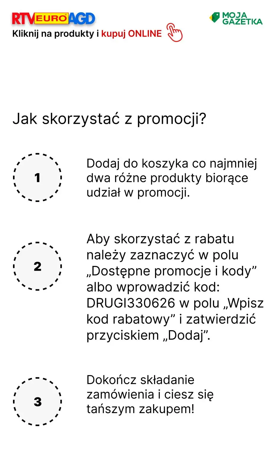 gazetka promocyjna RTV EURO AGD Drugi produkt 33% taniej - Strona 2