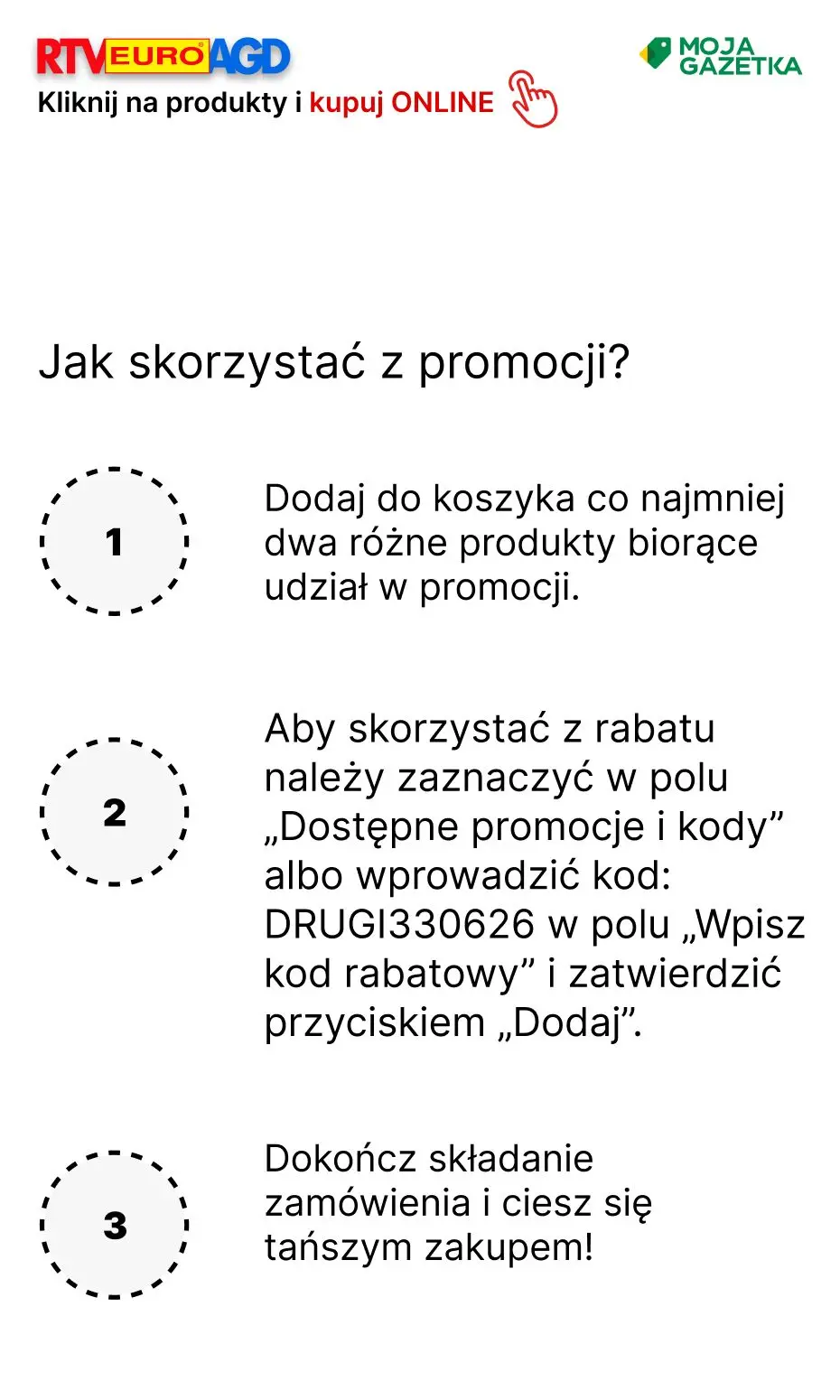 gazetka promocyjna RTV EURO AGD Drugi produkt 33% taniej - Strona 2
