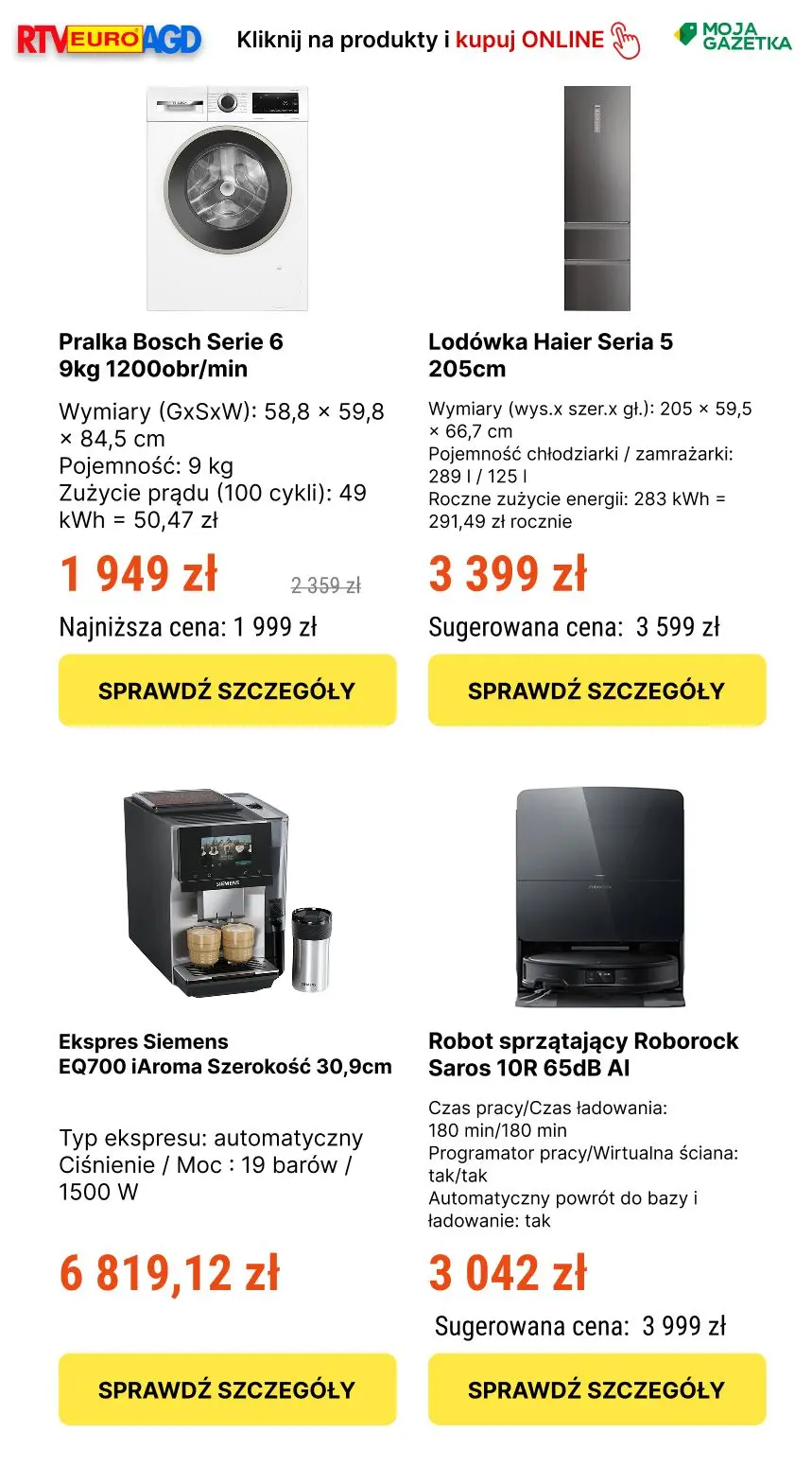 gazetka promocyjna RTV EURO AGD Drugi produkt 33% taniej - Strona 3