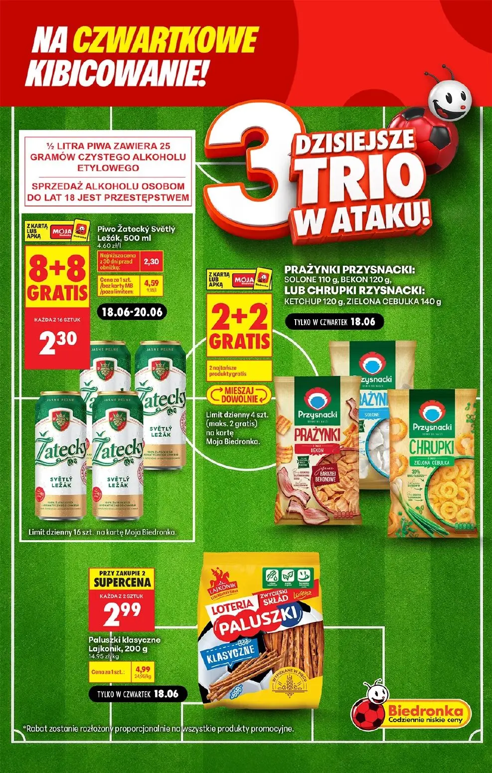 gazetka promocyjna Biedronka Na czwartkowe kibicowanie - Strona 2